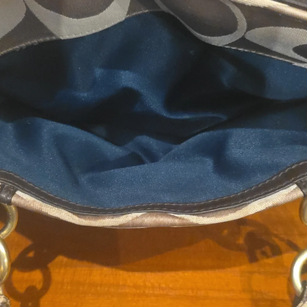 Coach Collette Snake Embossed Carry All